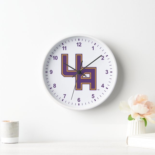 University at Albany Initials Logo Clock (Home)