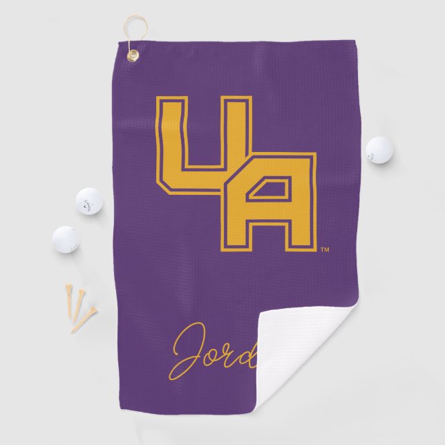 University at Albany Initials Logo Golf Towel (InSitu)