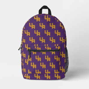 University at Albany Initials Logo Printed Backpack