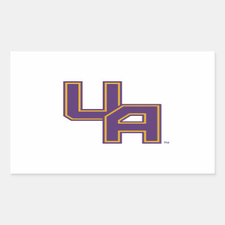 University at Albany Initials Logo Rectangular Sticker