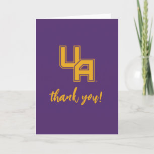University at Albany Initials Logo Thank You Card