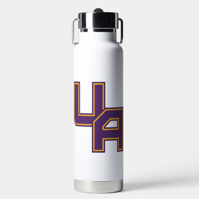 University at Albany Initials Logo Water Bottle (Front)