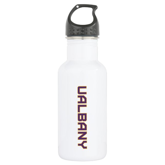 University at Albany Wordmark 532 Ml Water Bottle (Front)