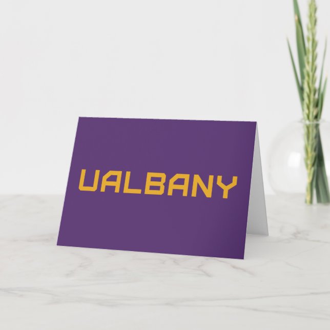 University at Albany Wordmark Card (Front)