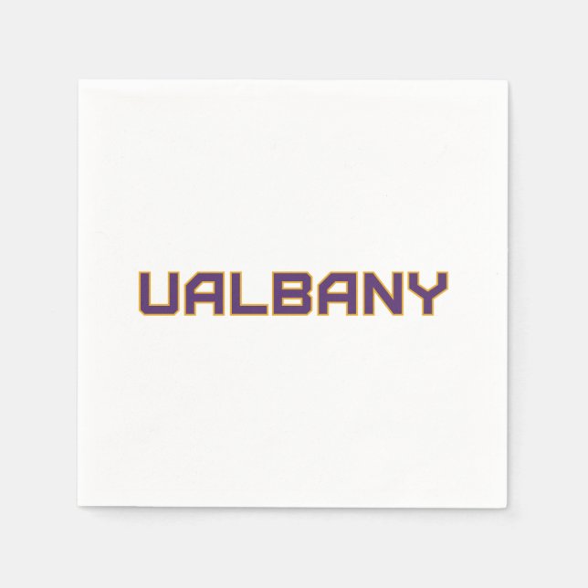 University at Albany Wordmark Napkin (Front)