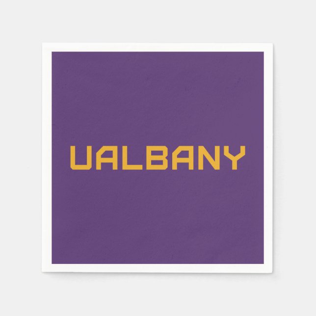 University at Albany Wordmark Napkin (Front)