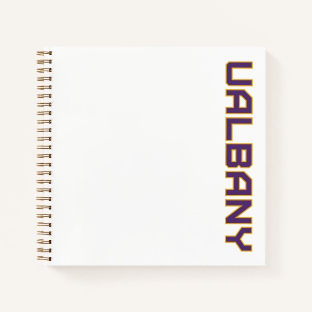 University at Albany Wordmark Notebook (Front)