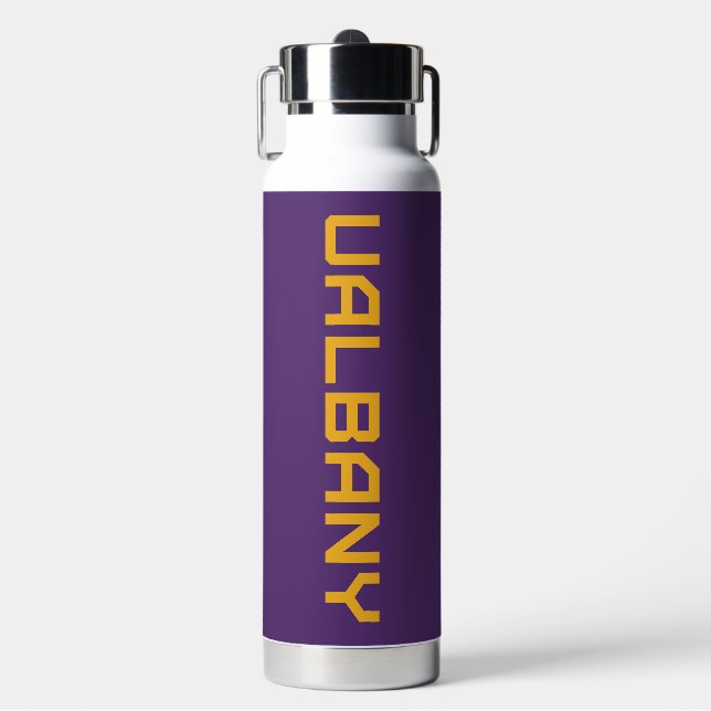 University at Albany Wordmark Water Bottle (Front)