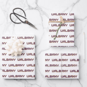 University at Albany Wordmark Wrapping Paper Sheet