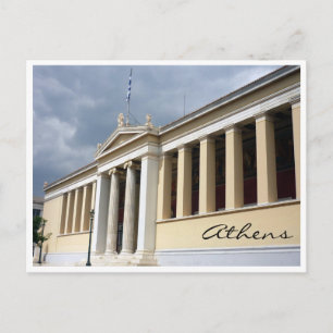 university athens postcard