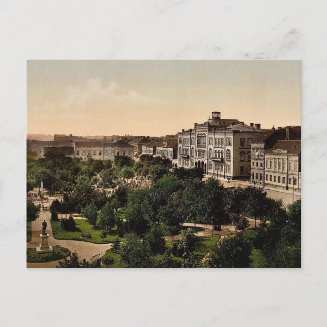 University, Belgrade, Servia classic Photochrom Postcard (Front)
