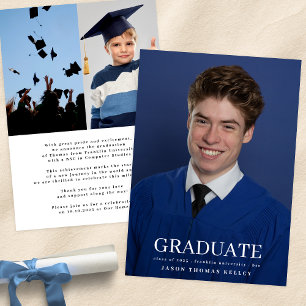 University College 3 Photo Typography Graduate Announcement