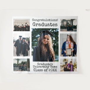 University Congratulations Graduates Photo Tapestry