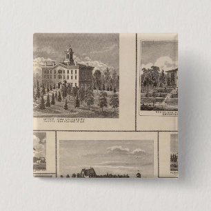 University, Fayette residences, Davenport 15 Cm Square Badge