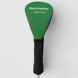 University Golf Team Green Golf Driver Head Cover
