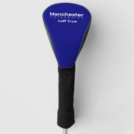 University Golf Team Navy Golf Driver Head Cover