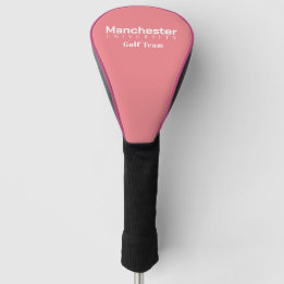 University Golf Team Pink Golf Driver  Golf Head Cover