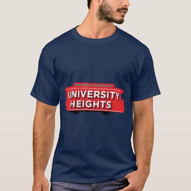 University Heights San Diego Neighbourhood Sign Ov T-Shirt (Front)