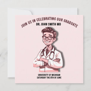 university michigan doctor MD PINK Invitation