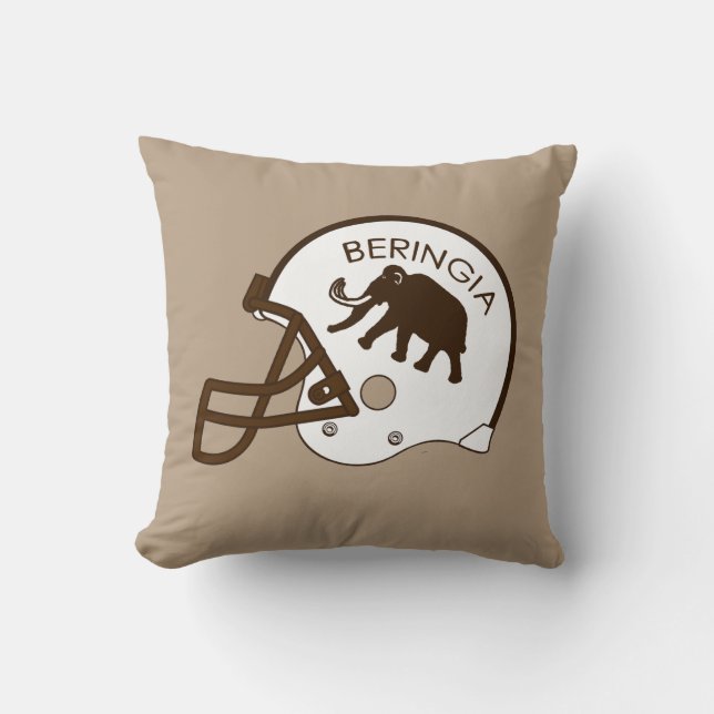 University of Beringia Football Cushion (Front)