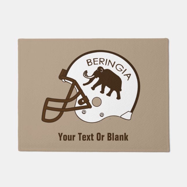 University of Beringia Football Doormat (Front)