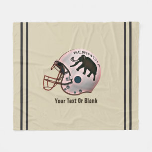 University of Beringia Football Fleece Blanket