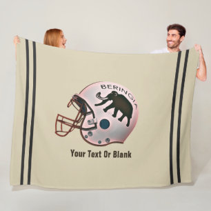 University of Beringia Football Fleece Blanket