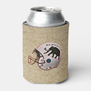 University of Beringia Football Helmet Can Cooler