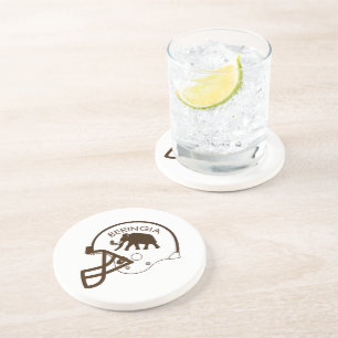 University of Beringia Football Helmet Coaster