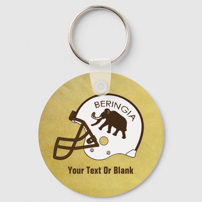 University of Beringia Football Key Ring (Front)