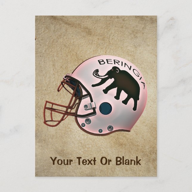 University of Beringia Football Postcard (Front)