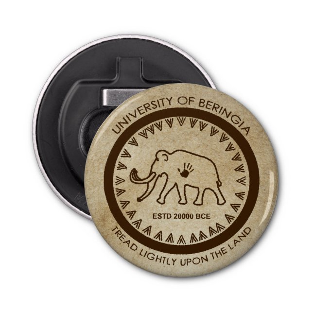 University of Beringia Mammoth Bottle Opener (Front)