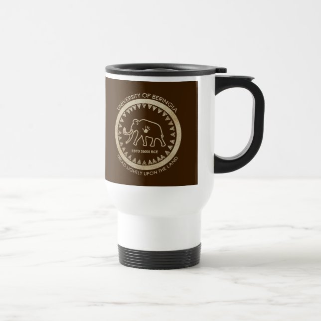 University of Beringia Mammoth Travel Mug (Right)