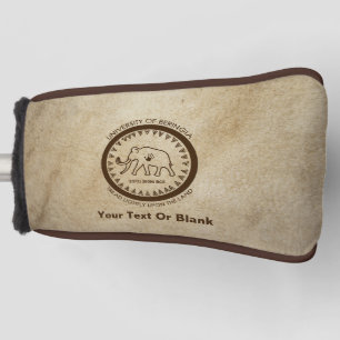 University of Beringia Woolly Mammoth Seal Golf Head Cover