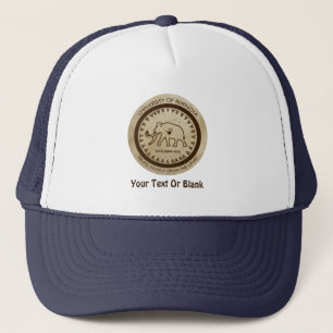 University of Beringia Woolly Mammoth Seal Trucker Hat