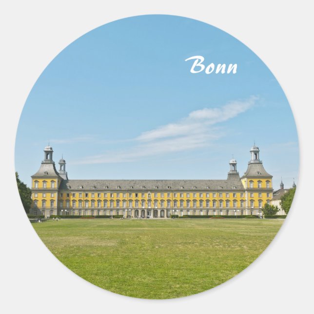 University of Bonn Classic Round Sticker (Front)