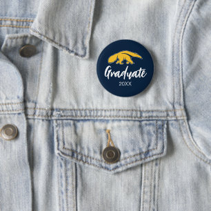 University of California, Irvine Anteater 6 Cm Round Badge