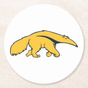 University of California, Irvine Anteater Round Paper Coaster