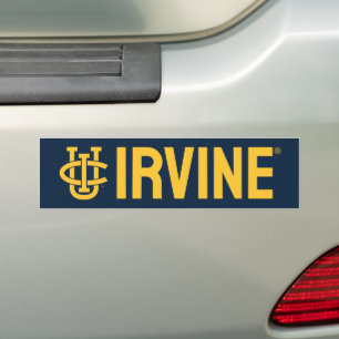 University of California, Irvine Logo Bumper Sticker