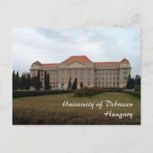 University of Debrecen Postcard