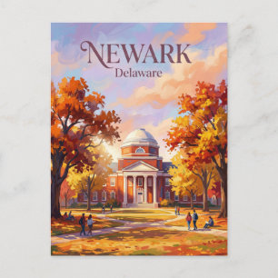 University of Delaware Campus USA Postcard