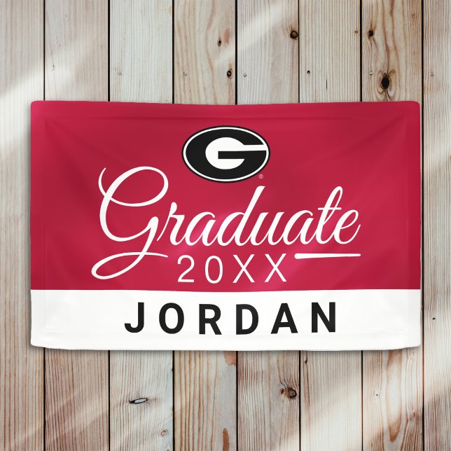 University of Georgia Graduate Banner (Banner on fence)