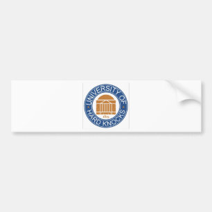 University of Hard Knocks Bumper Sticker
