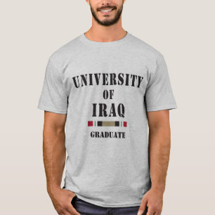 University of Iraq stencil graduate T-Shirt