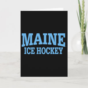 University Of Maine Ice Hockey Apparel Sports Fan Card