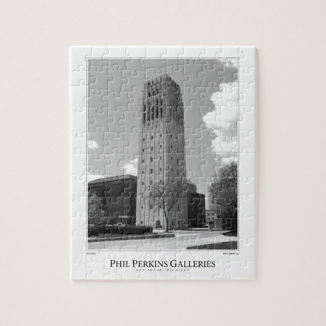 University of Michigan Clock Tower Jigsaw Puzzle (Vertical)