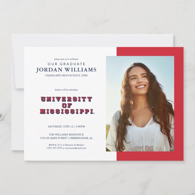 University of Mississippi | Block Type Announcement (Front)