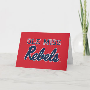 University of Mississippi   Ole Miss Rebels Card