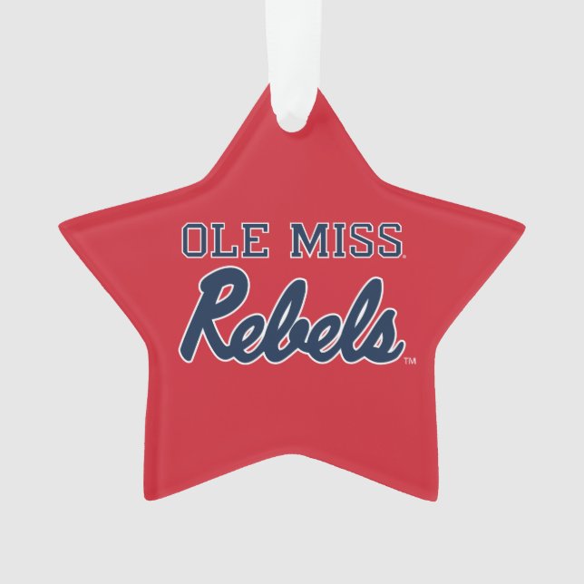 University of Mississippi | Ole Miss Rebels Ornament (Front)