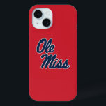 University of Mississippi | Ole Miss Script iPhone 15 Case<br><div class="desc">Check out these University of Mississippi designs! Get all the latest Mississippi Rebels gear here. All of these Zazzle products are customisable with your class year,  name,  and club. These products make perfect gifts for the Ole Miss University student,  alumni,  family,  friend,  or fan in your life.</div>